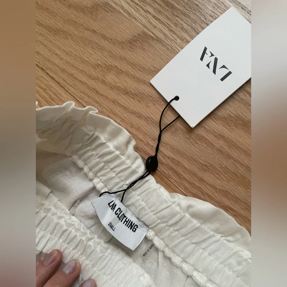 LNA off white Linen Pants - Picture 2 of 5
